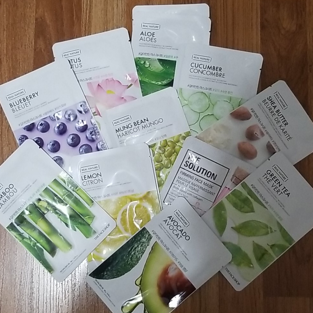 Face Sheet Masks (14 masks for$10)